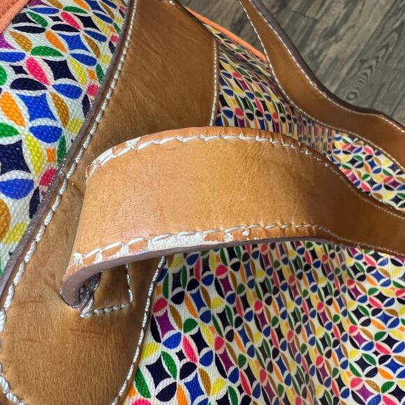 Fossil Geometric Waxed Canvas Shoulder Bag - Picture 5 of 7